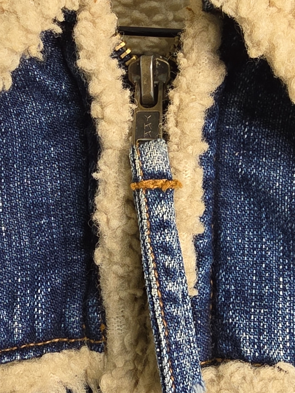 Wrangler Women's Sherpa Lined Jean Jacket Western Size M - Picture 3 of 9
